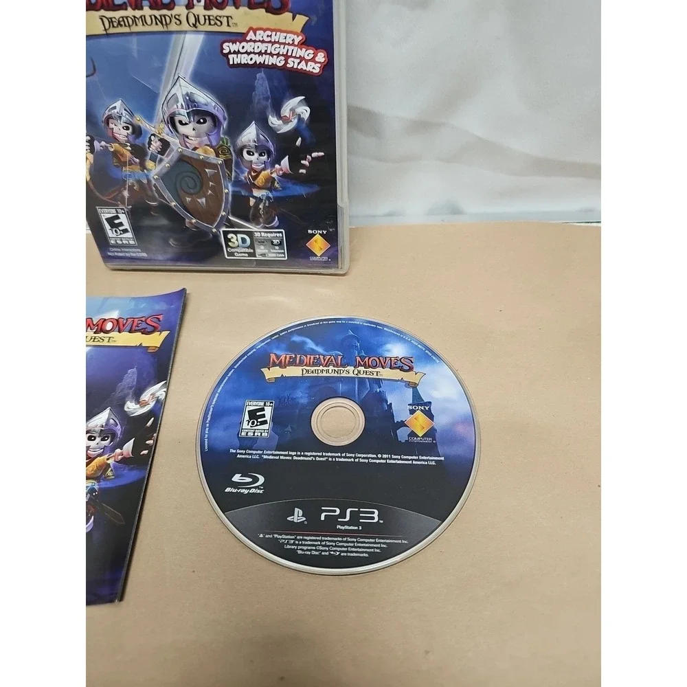 Medieval Moves Deadmund's Quest (Sony PlayStation 3, PS3 2011) CIB Complete‎